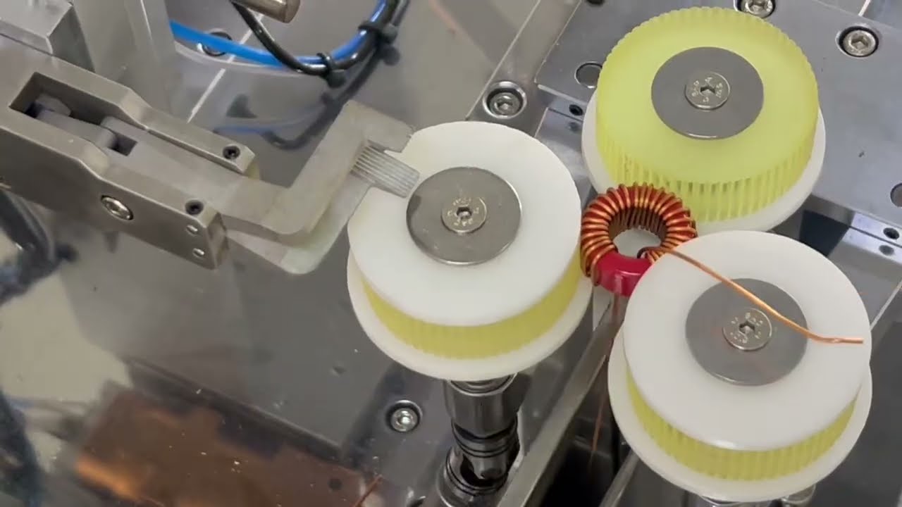 Differential Mode Magnetic Ring Automatic Winding Machine Equipped With a PLC control system