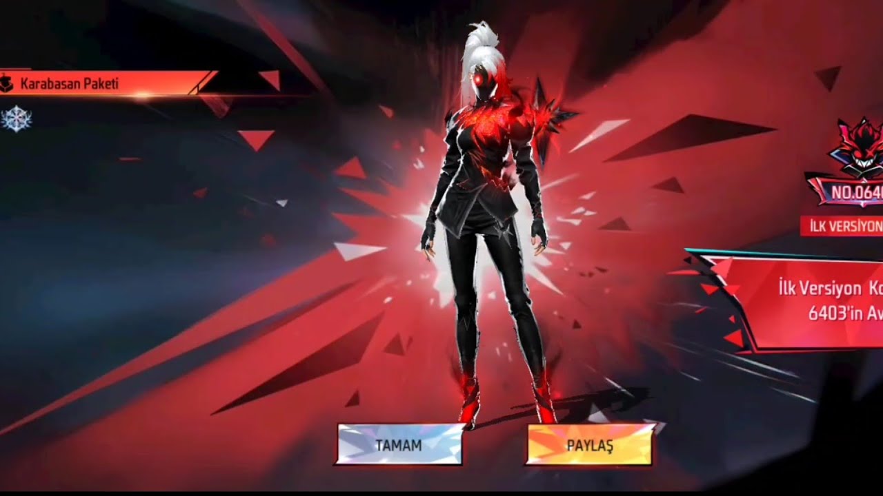 7000 ELMASI ERİTMEK ?! YENİ RÜYA KULESİ KARABASAN KIRMIZI NADİR SET KAÇA ÇIKTI VE BUZ+MVP FREE FIRE