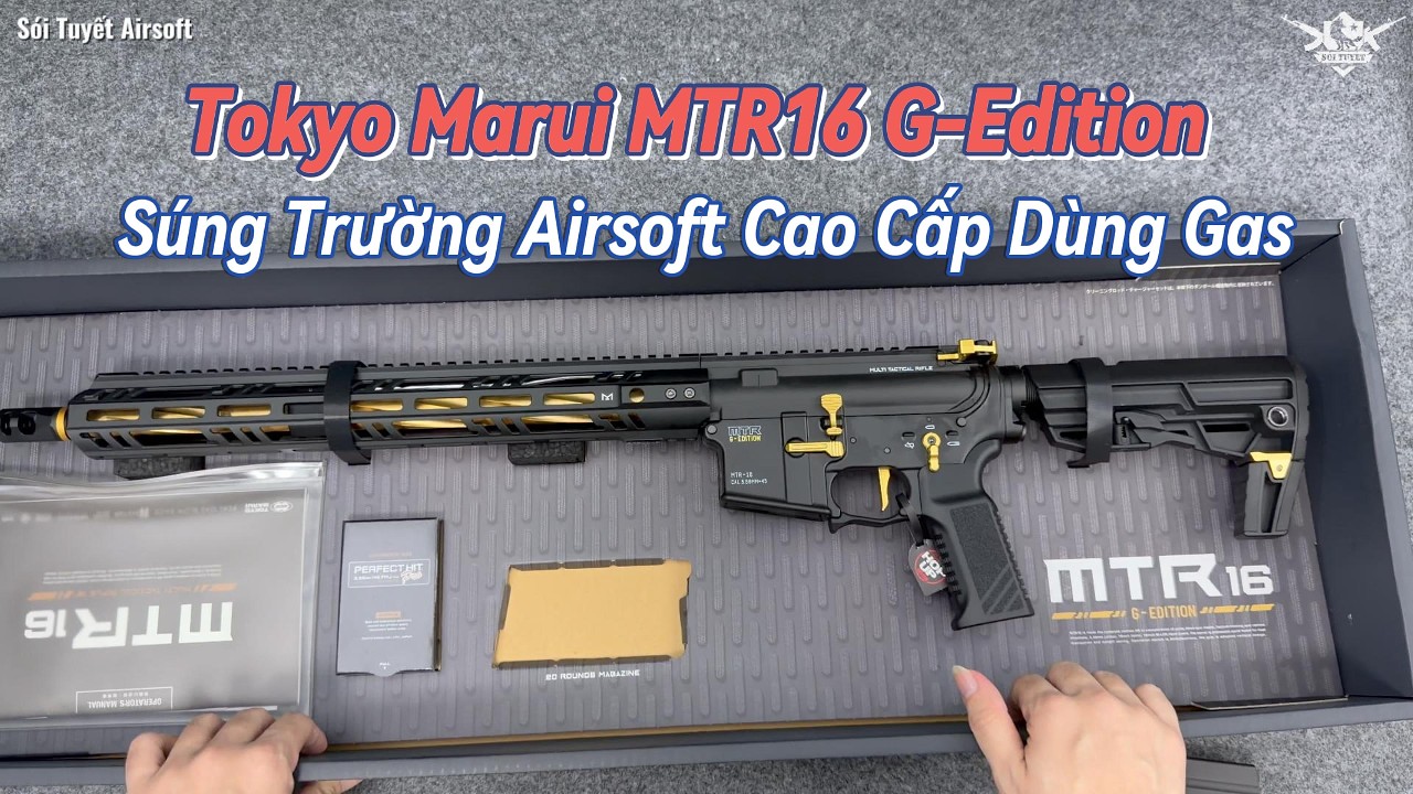 TOKYO MARUI MTR16 G-Edition Súng Trường Airsoft Cao Cấp| Sói Tuyết Airsoft