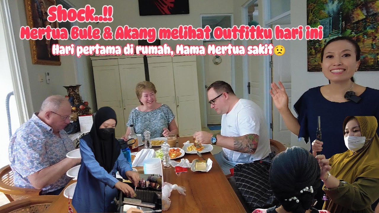 REAKSI MERTUA BULE😱 & AKANG MELIHAT OUTFITku II HARI PERTAMA DIRUMAH KAMI MAMA MERTUA SAKIT