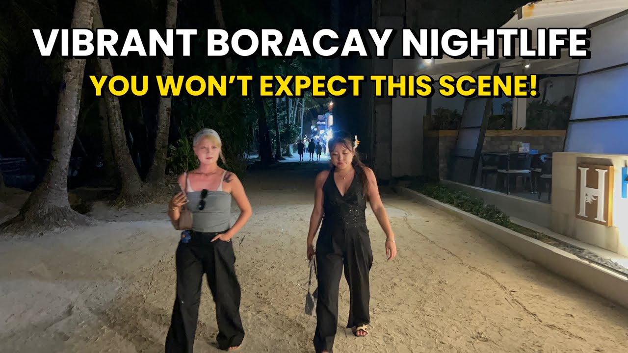 BORACAY Philippines | September 3 2025 | Nightlife Walk Tour At The White Beach & Mainroad