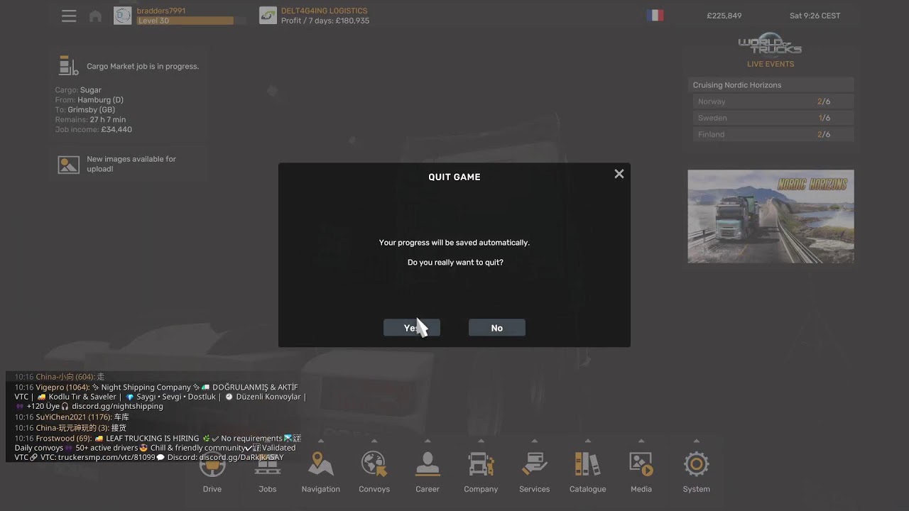 Euro Truck Simulator 2 - Truckersmp 22/01/26
