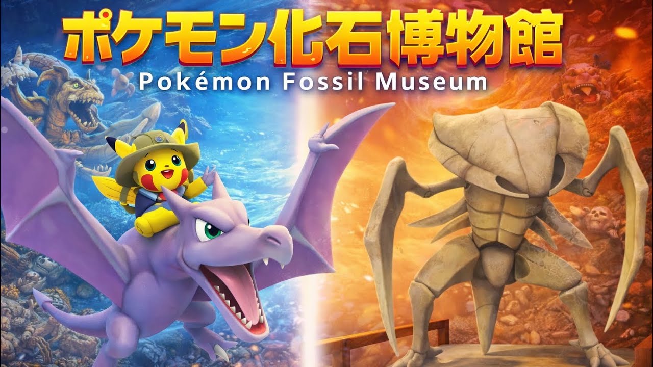 話題のポケパークカントー＆人気急上昇ポケモン体験｜ポケモン化石博物館in三重