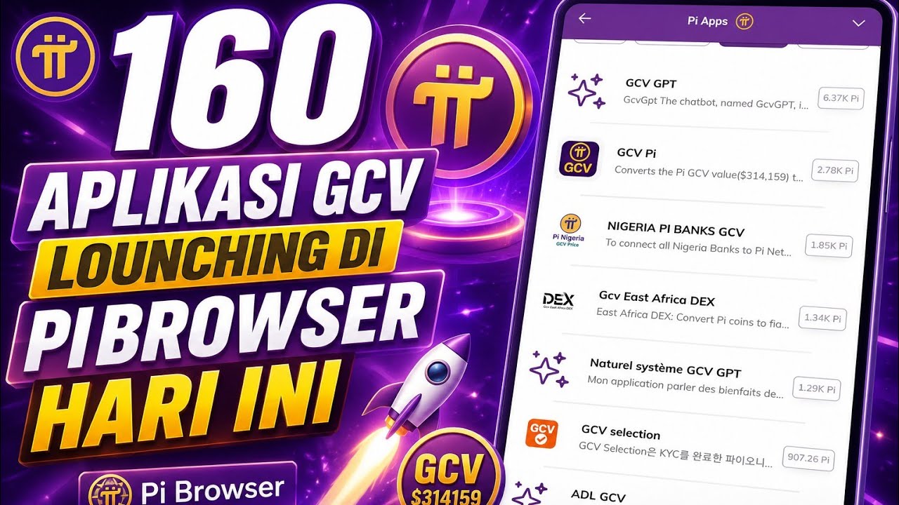 PINETWORK~160 ПРИЛОЖЕНИЙ GCV ЗАПУЩЕНЫ В PIBROWSER СЕГОДНЯ
