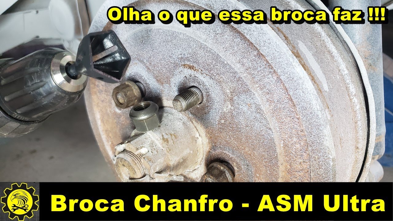 Broca Chanfro da ASM Ultra - Olha o que essa broca faz !