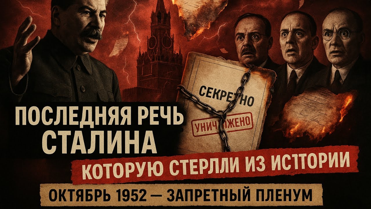Тайная речь Сталина: Что скрывали стены Кремля? Мурашки по коже