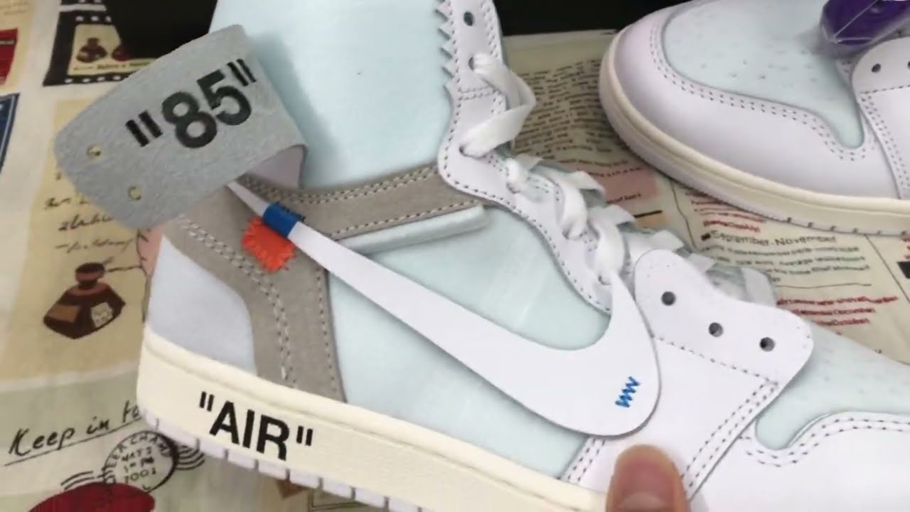 Off White x Air Jordan 1 High OG Alaska 1st Review