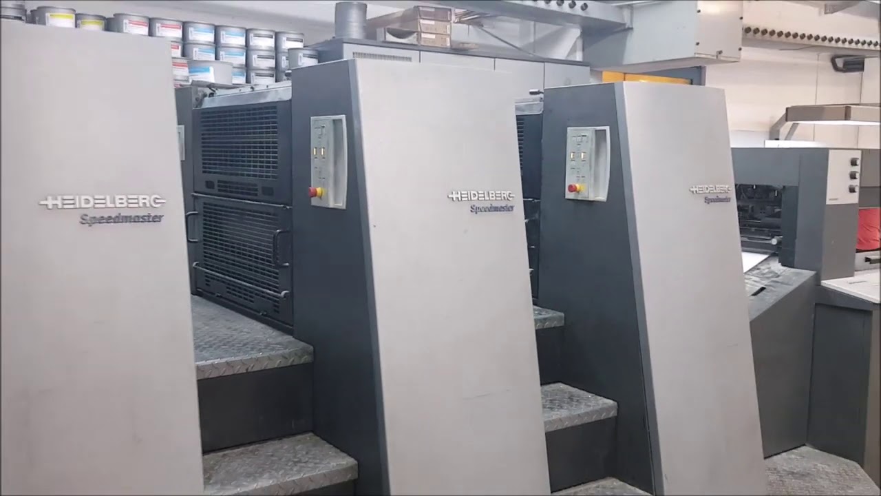 Heidelberg SM CD 74 - 5 + L Offset five colours