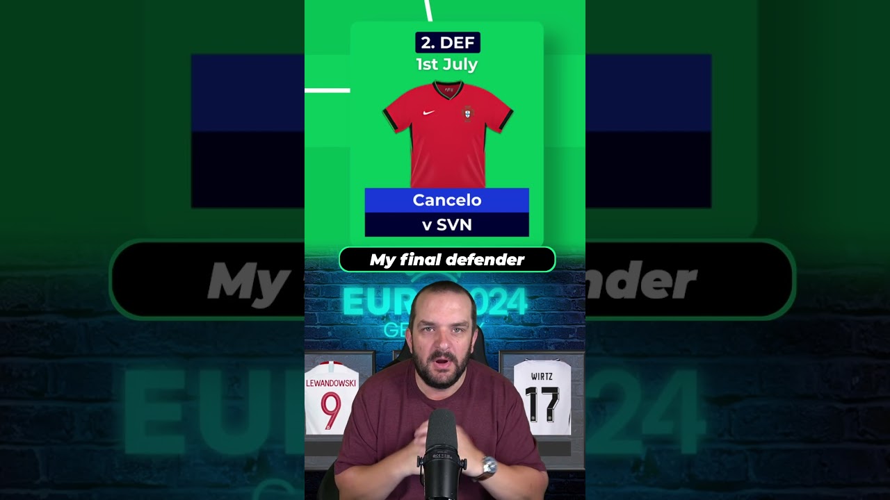 MY TEAM SELECTION FOR THE ROUND OF 16 | Euro 2024 fantasy Tips #euro2024