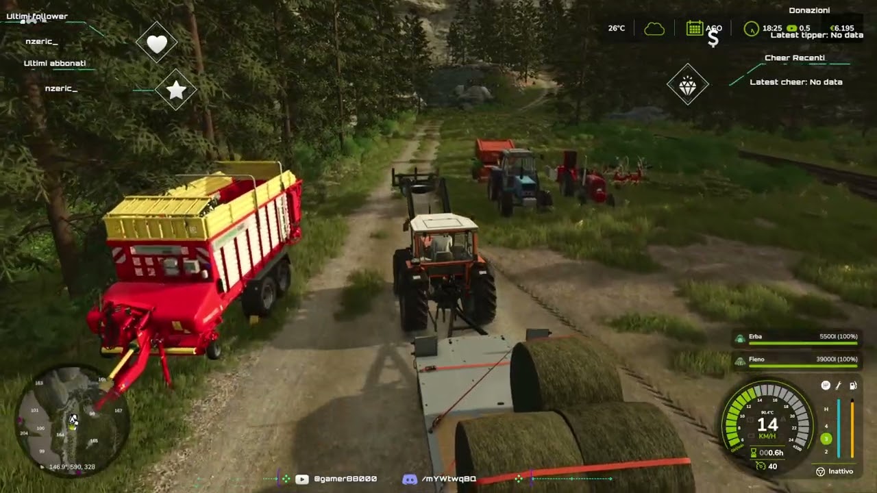 FARMING SIMULATOR 25 #12 SCARICO BALLONI NELLA FUTURA FARM... SAME UN Pò LENTUCCIO...