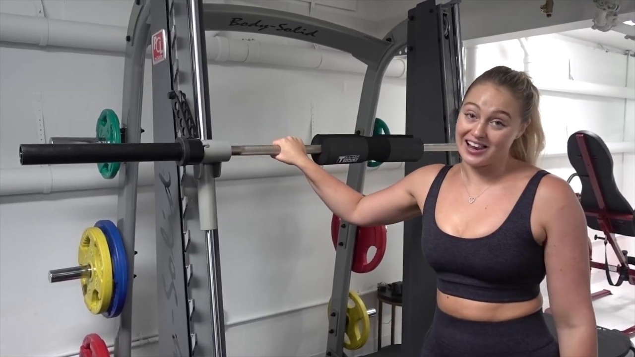Smith Machine part 2 Squat without bench  - iskra lawrence