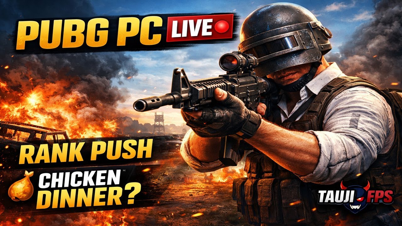 Live PUBG PC Hindi Gameplay 