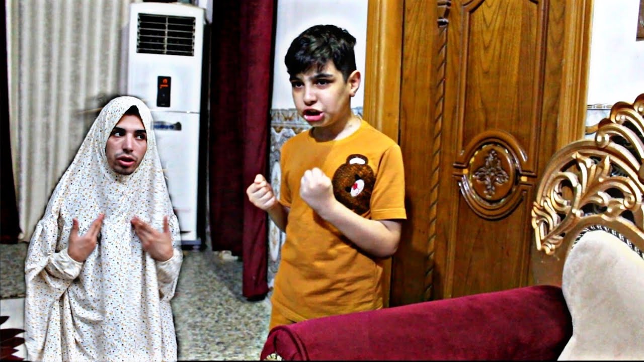 فلم(العصبي)شباوي يصيح عل امه شوف شنو شصار بيه بعدين😨😨😨