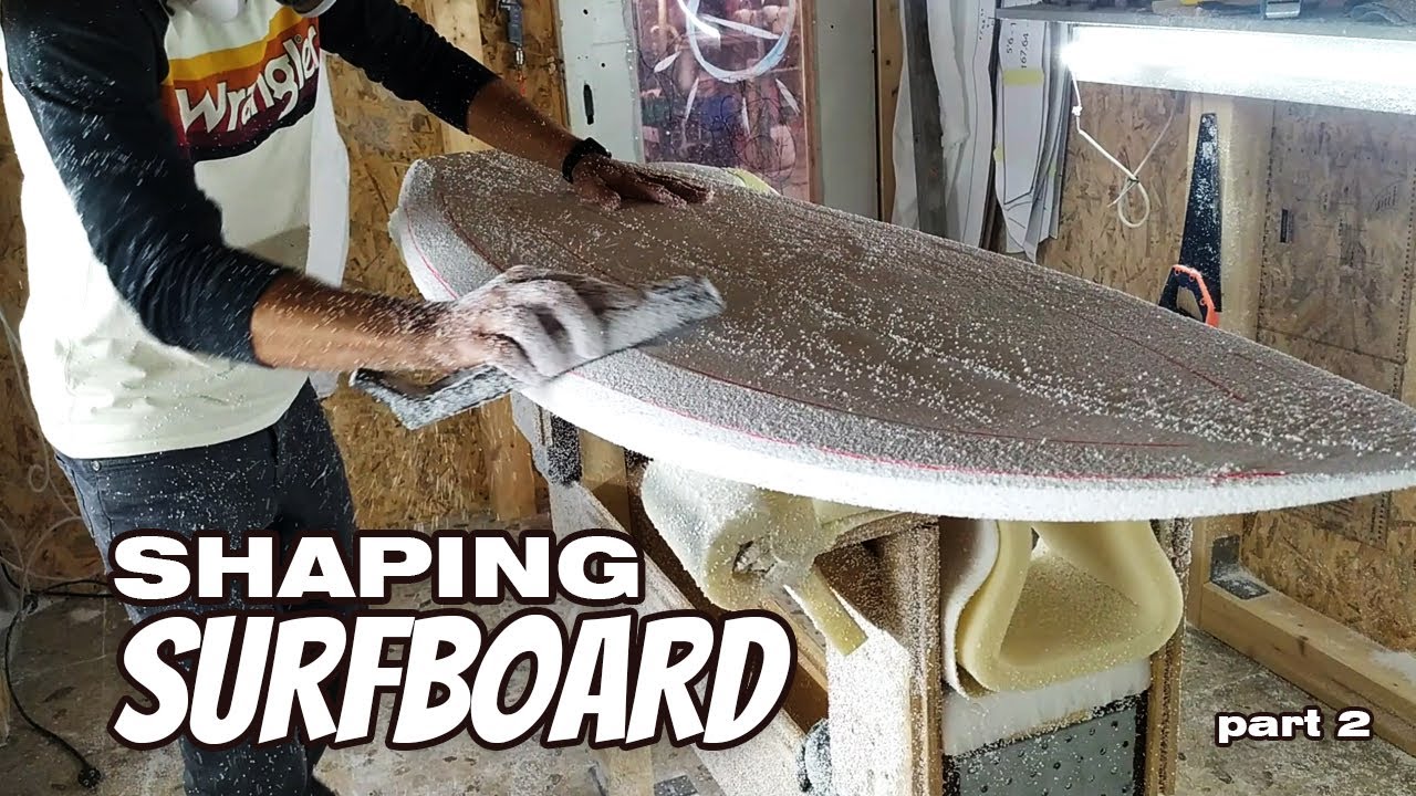 Shaping Surfboard [2 of 2] Concave, Rails