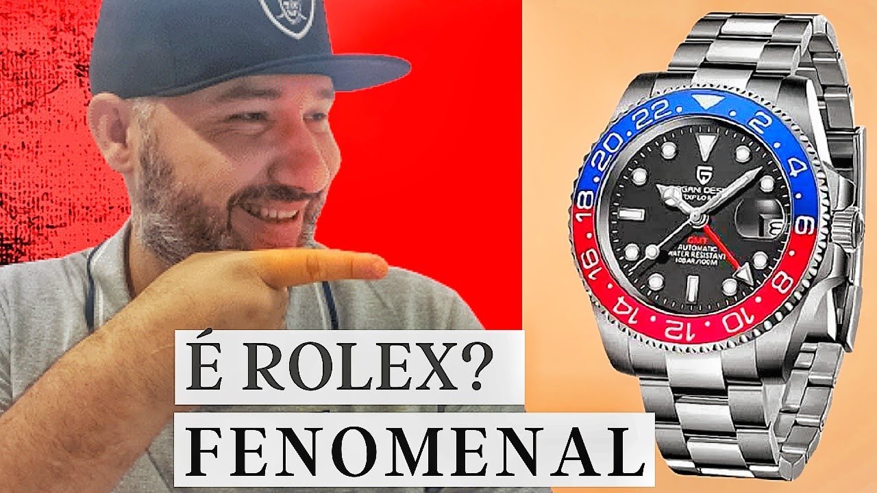 Relógio de Luxo Masculino Original Idêntico ao ROLEX SUBMARINER