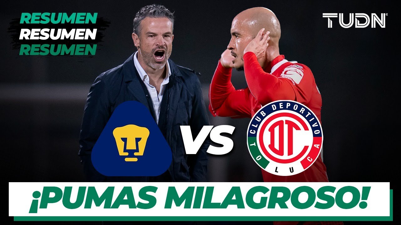 Resumen y goles | Pumas vs Toluca | Copa SKY 2022 | TUDN