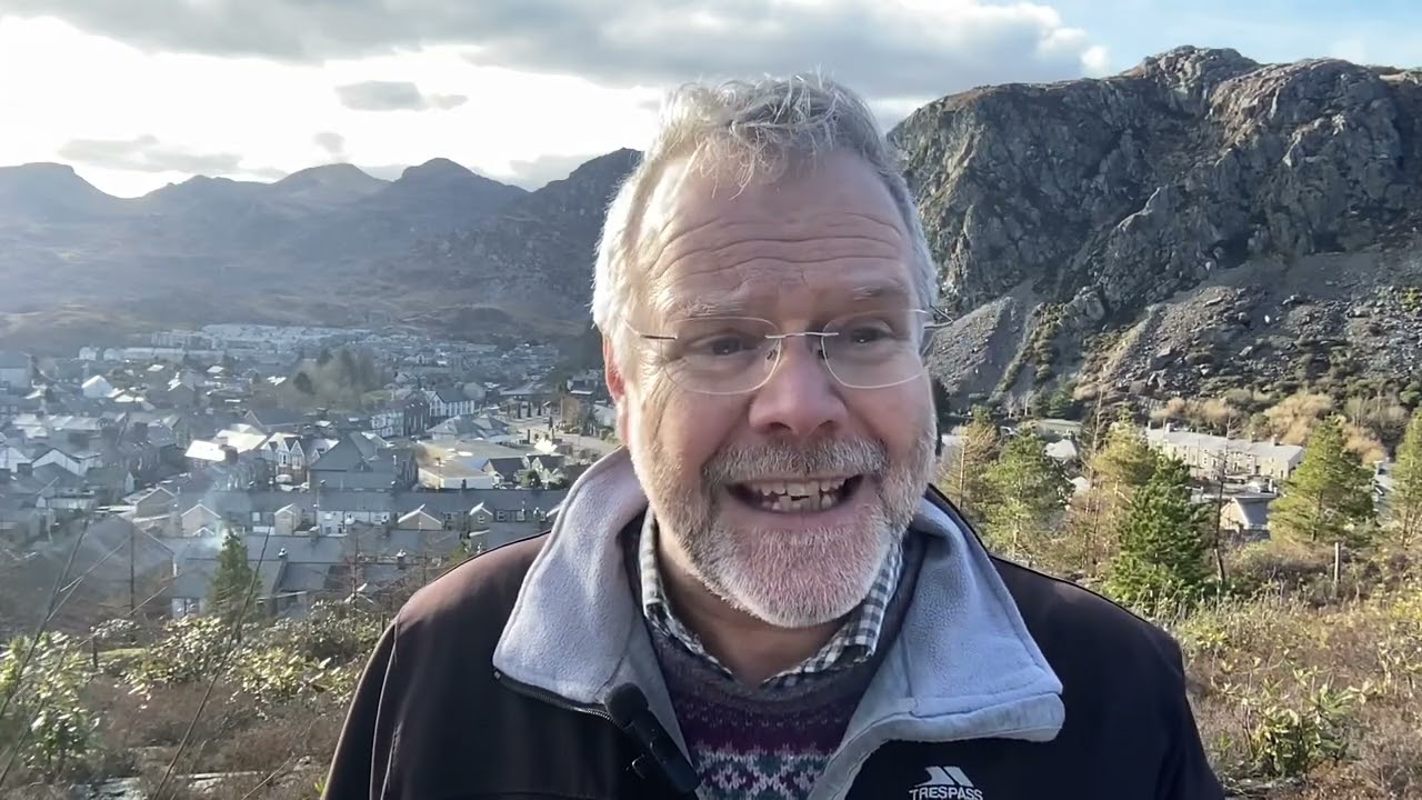 Blaenau Ffestiniog, a town built high in the mountains