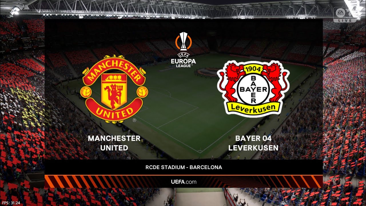 FC 24 - Manchester United vs Leverkusen | UEFA Europa League Final | PS4™