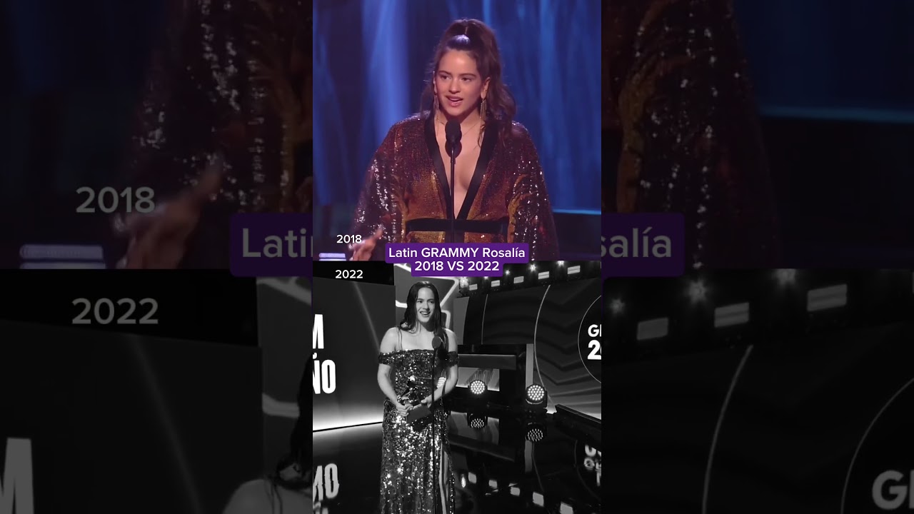 VERSUS | Rosal&iacute;a 2018 vs 2022 #LatinGRAMMY #Rosal&iacute;a #Espa&ntilde;a #Motomami #Malamente
