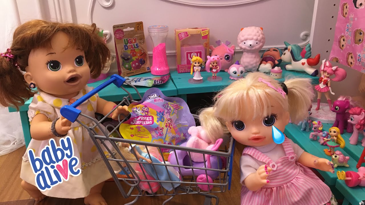 BABY ALIVE Toy Shopping for Danielle's Birthday...Katrina has a Temper tantrum!!