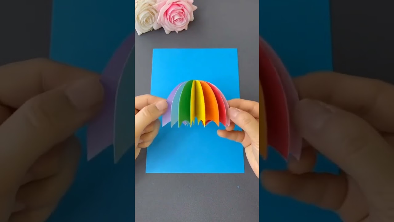 Rainy day craft idea/ Rainy season/kids craft idea/ handmade/paper craft/ Craft it right by Aaradhya