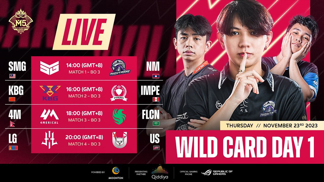 LIVE | DAY 1 | Wild Card Stage | M5 World Championship. (ENG)