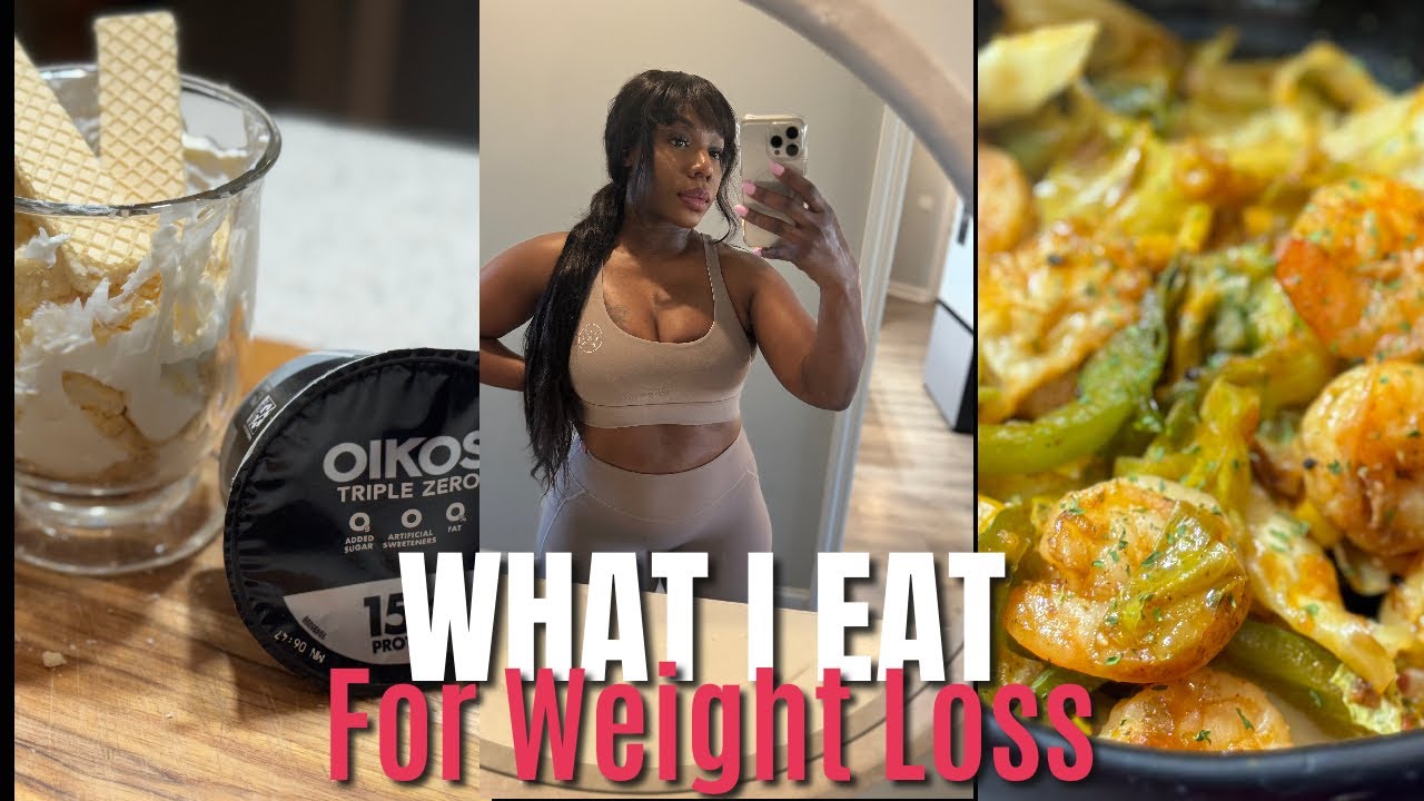 WHAT I EAT IN A DAY TO LOSE WEIGHT! I'M LOSING FAT! HIGH PROTEIN!