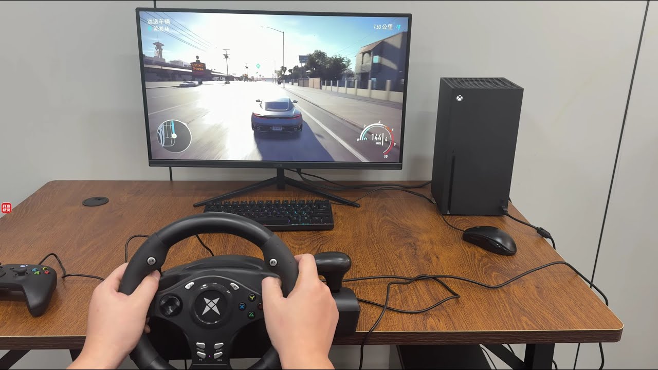 DOYO 270 Degree Steering Wheel Xbox Series and Xbox One Connection Tutorial