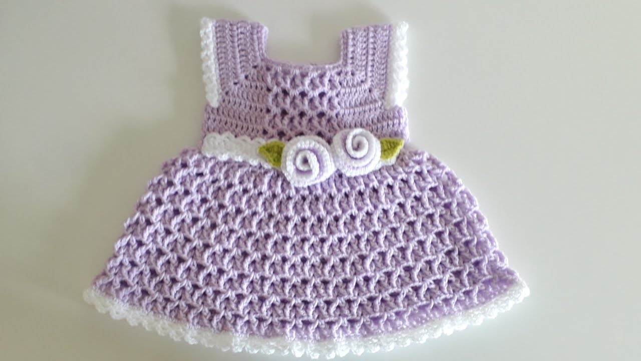 Crochet #40 Crochet summer dress for a baby
