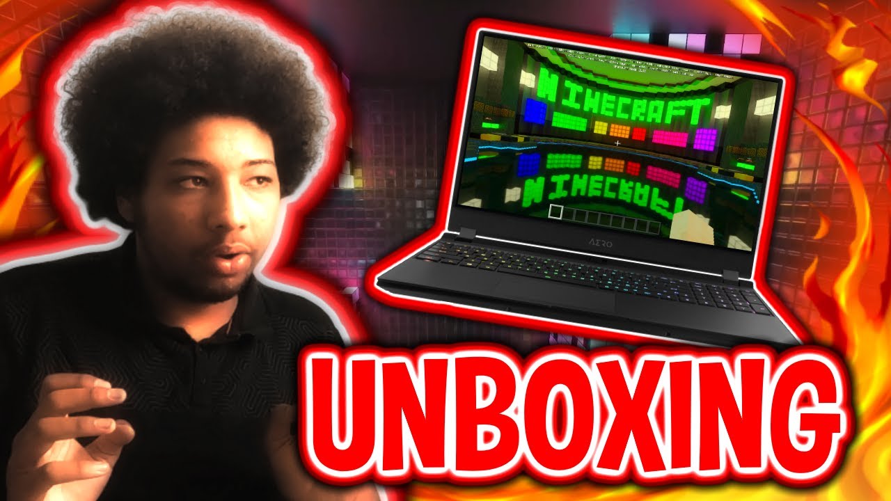 UNBOXING DE MON NOUVEAU PC PORTABLE A 3000 EUROS #MinecraftRTX