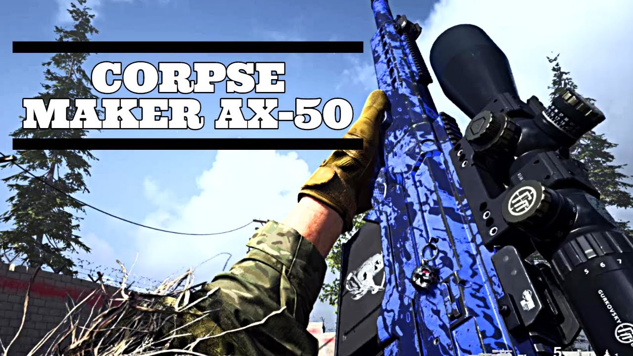 The NEW AX-50 DLC sniper 