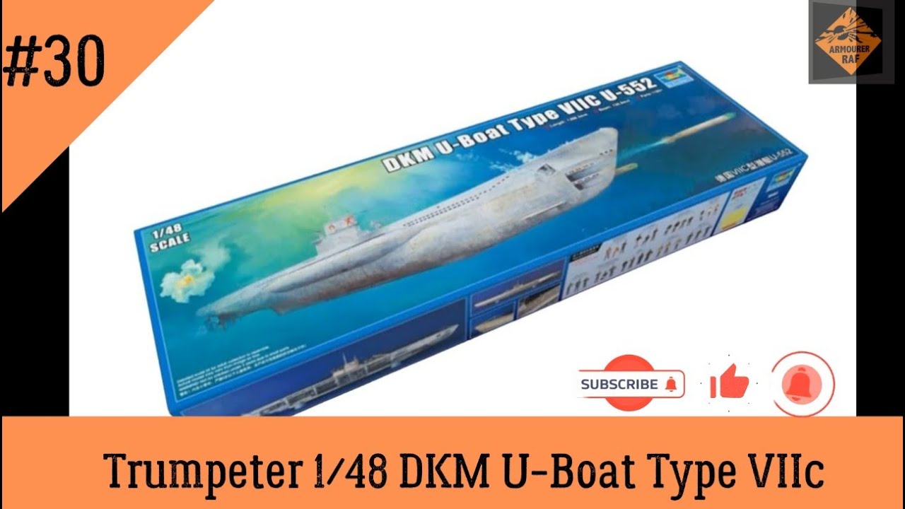 Episode 30 Legacy Build of Trumpeters 1/48 Type VIIc U-Boat.