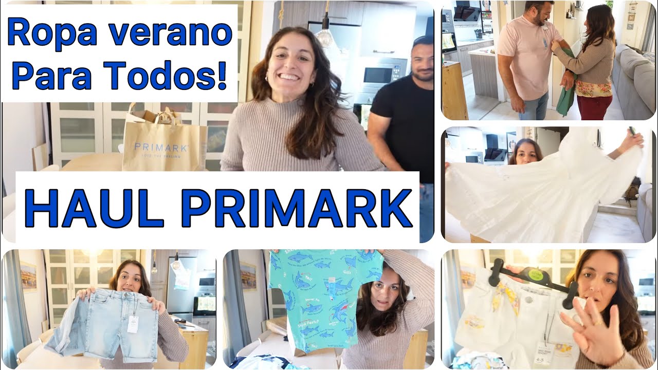 HAUL PRIMARK/Vlog COMPRA ROPA VERANO/4 Niños y 2 Adultos/PRECIOS#mamade4#familianumerosa