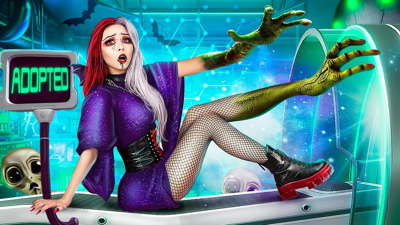 كائنات فضائية تبنوا مصاصة دماء!  بنتي مفقودة!