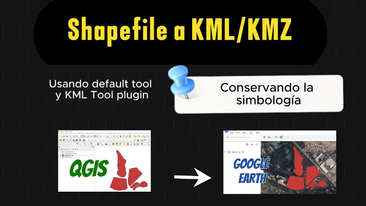 SHAPEFILE A KML con QGIS | Conservado la SIMBOLOGÍA