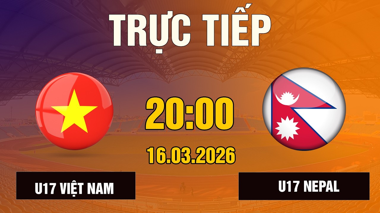 U17 Việt Nam vs U17 Nepal | Thế Trận Áp Đảo Đến Phút Cuối