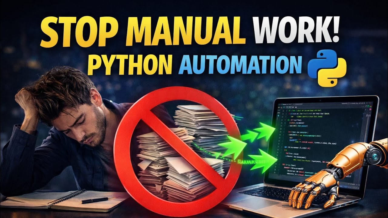 What is Python Automation? | Beginner Guide - 2026 (Excel, Email, File Automation)