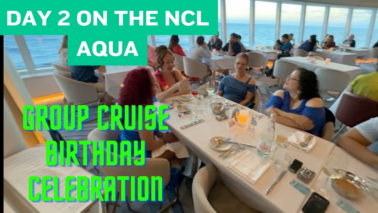 День 2 празднования дня рождения NCL Aqua Group #ncl #круизныйотдых #круиз #круизныйлайнер #круиз...