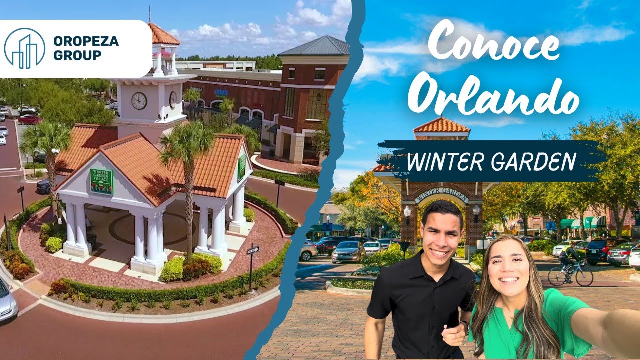 Conoce Winter Garden en Orlando FL / Nueva zona en crecimiento al lado de los parques de Disney 🏡🇺🇸🎢