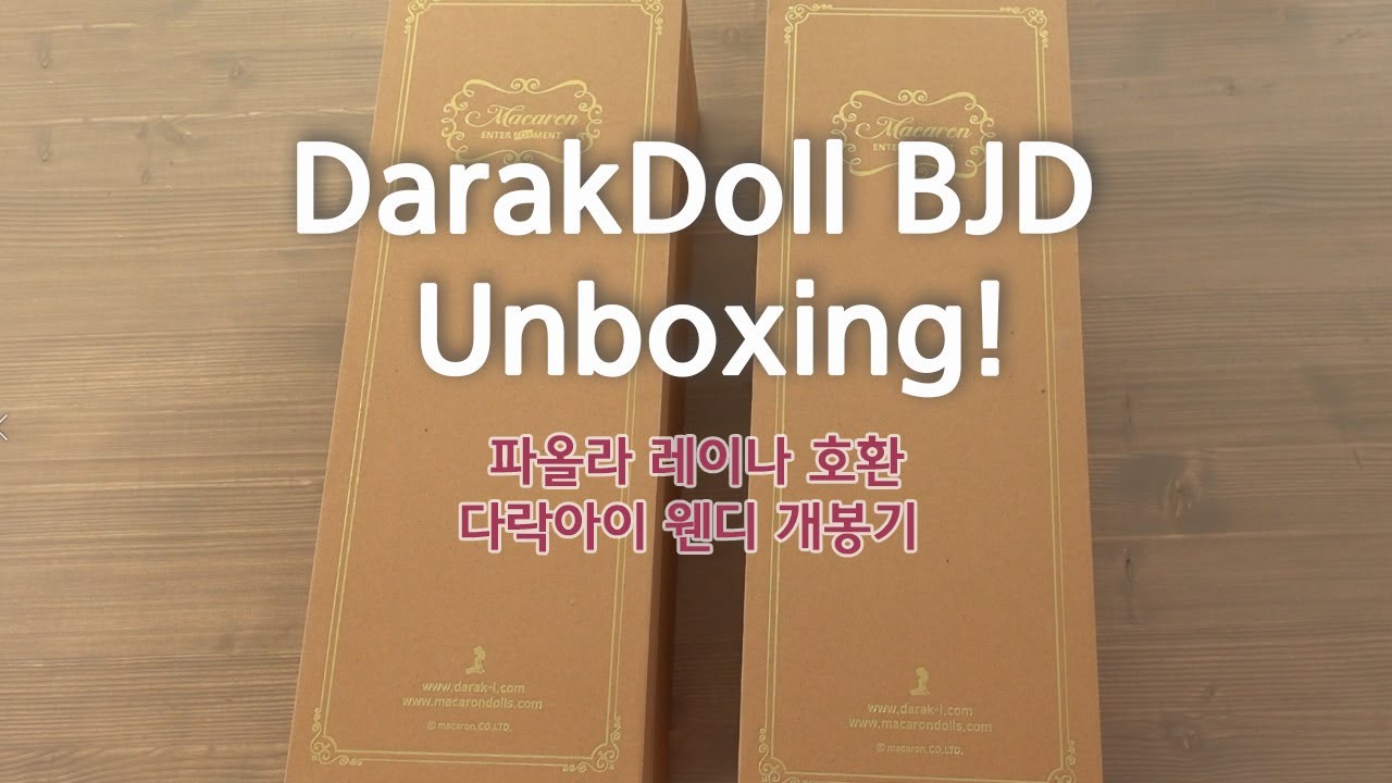 다락아이 구체관절인형 웬디 개봉기 / 파올라레이나바디 BJD Darakdoll Wendy Unboxing / paola reina body
