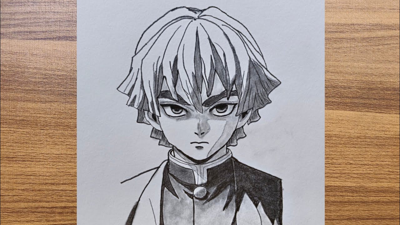 How to Draw Zenitsu Agatsuma From Demon Slayer || Zenitsu Drawing Step by Step || Easy Anime Art 