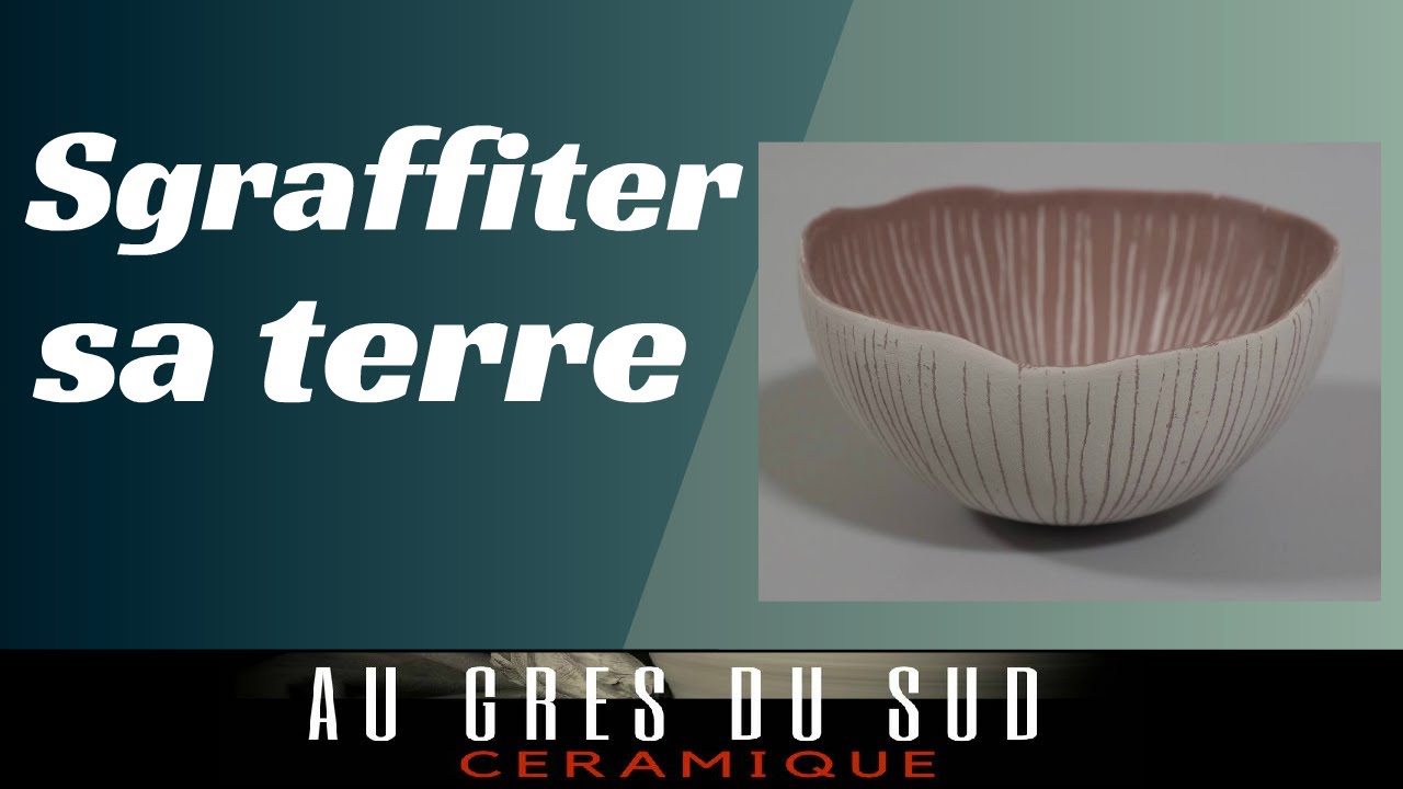 Cours décors poterie: SGRAFFITER SA TERRE