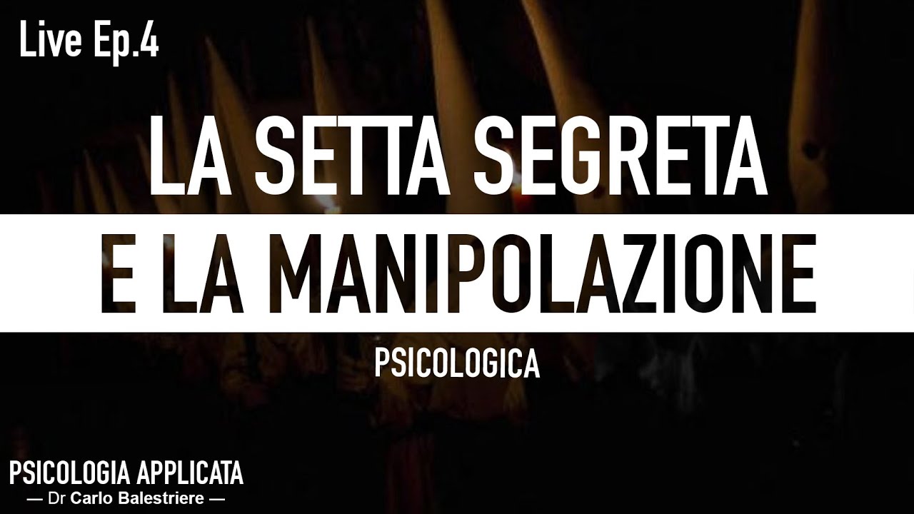 LA SETTA E LA MANIPOLAZIONE - Psicologia Applicata