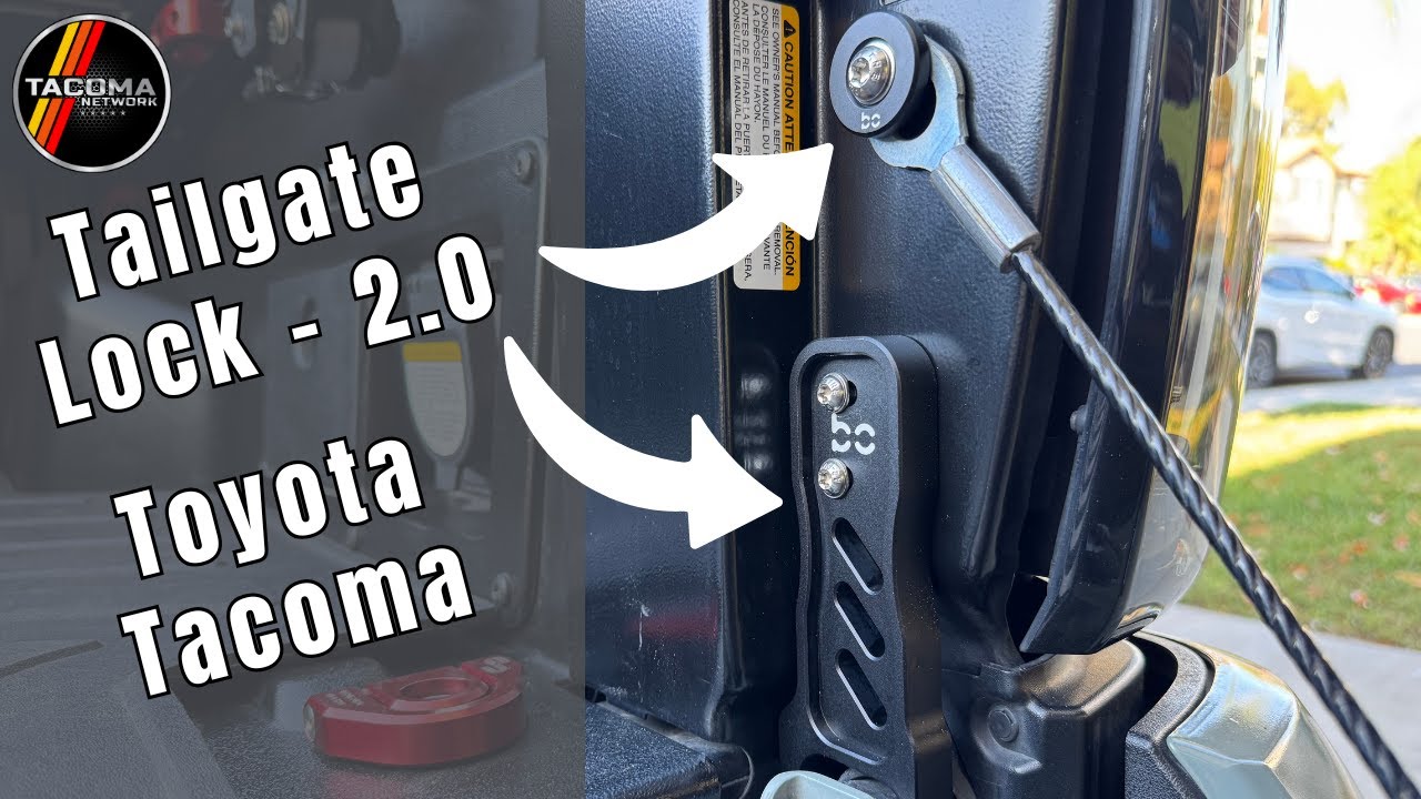 Toyota Tacoma (3rd Gen) Anti-Theft Tailgate Bracket/Kit - Bobber Cycle