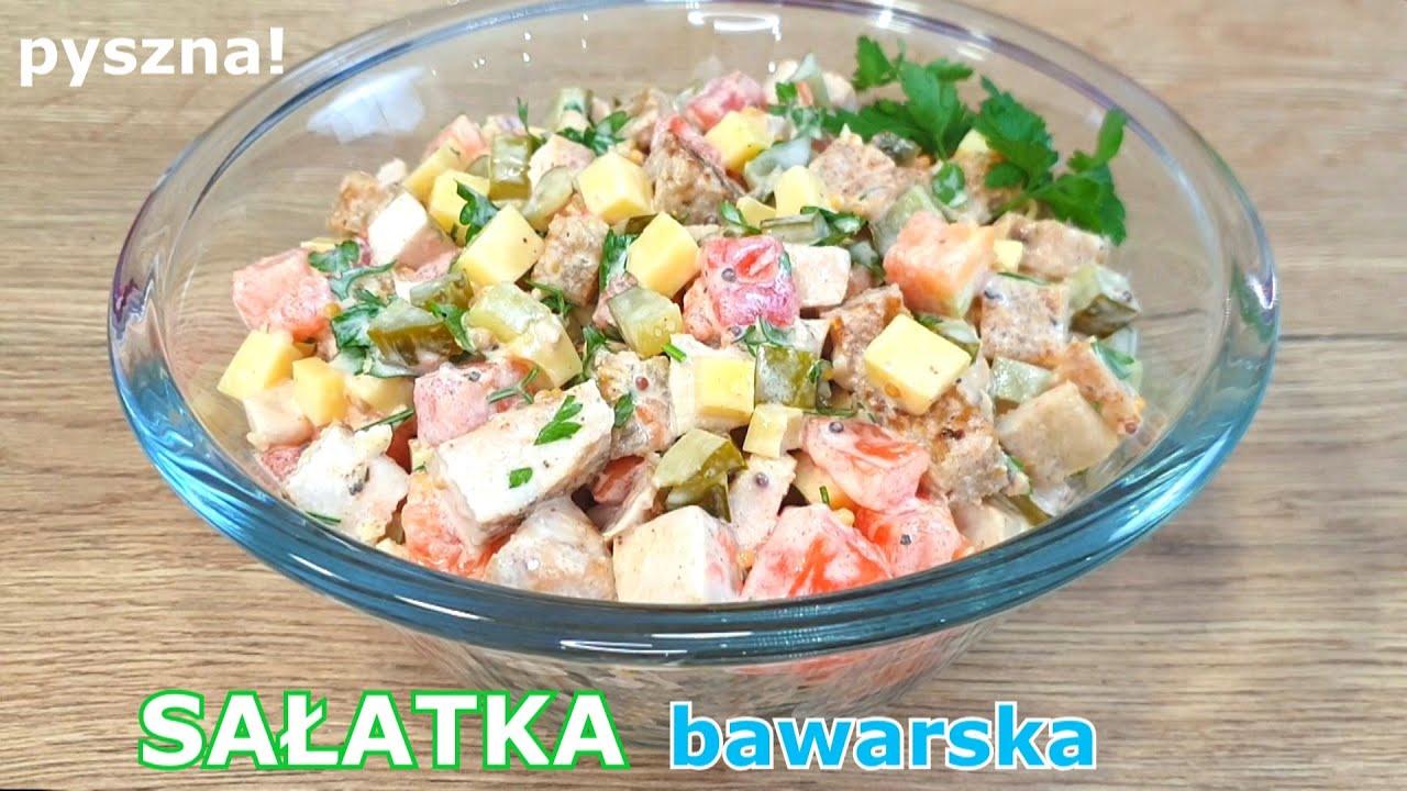Вкусный баварский салат с курицей 👌 идеально подходит для ужина или вечеринок 👍 все будут в восторге