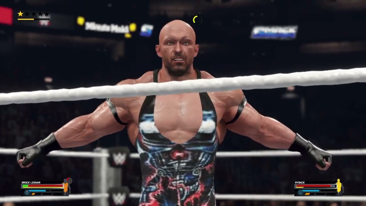 Part 1 of Brock Lesnar VS. Ryback | OLR tournament round 3