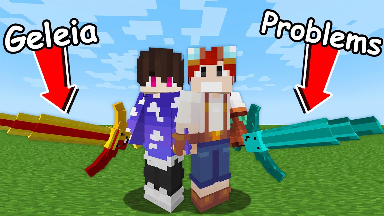 TRANSFORMEI ESPADAS EM YOUTUBERS!!!