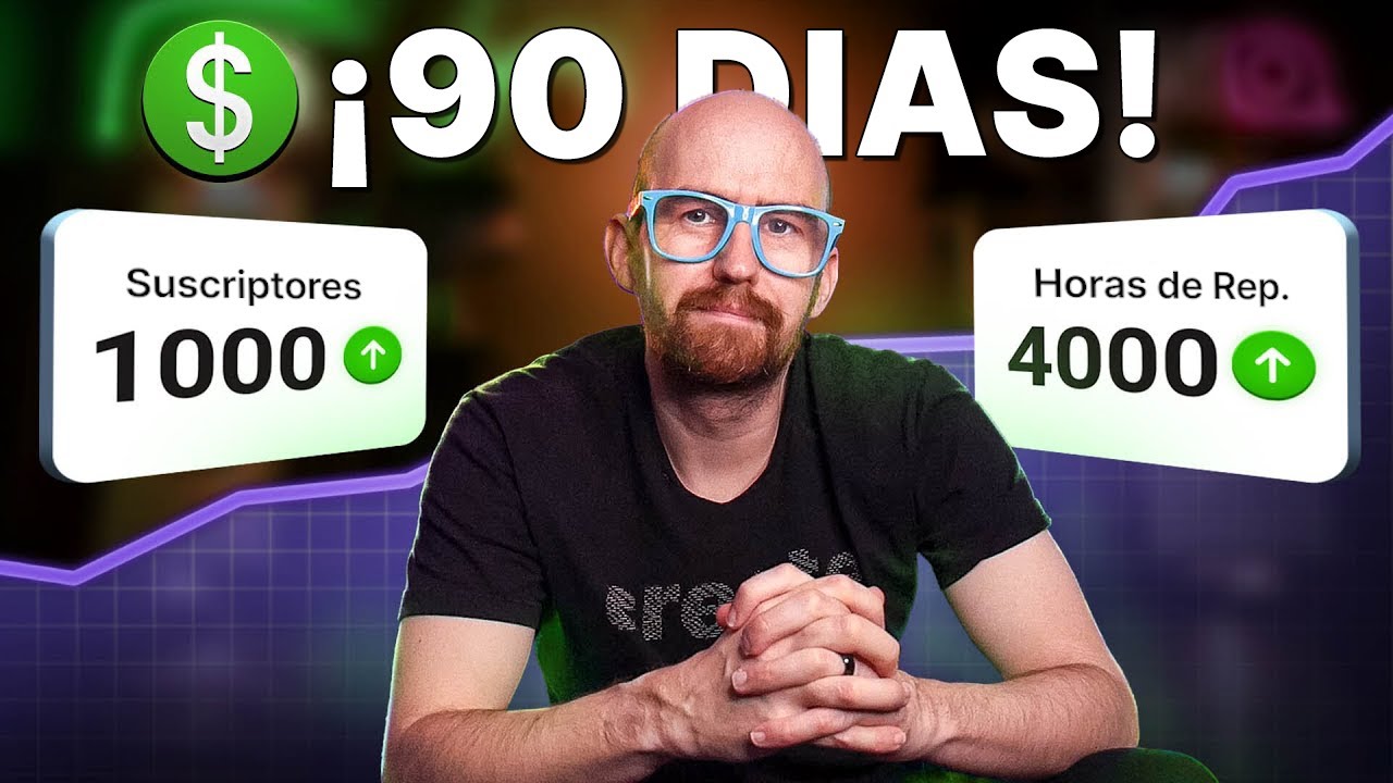 Si Quisiera Monetizar mi Canal de YouTube en 90 d&iacute;as, Har&iacute;a Esto