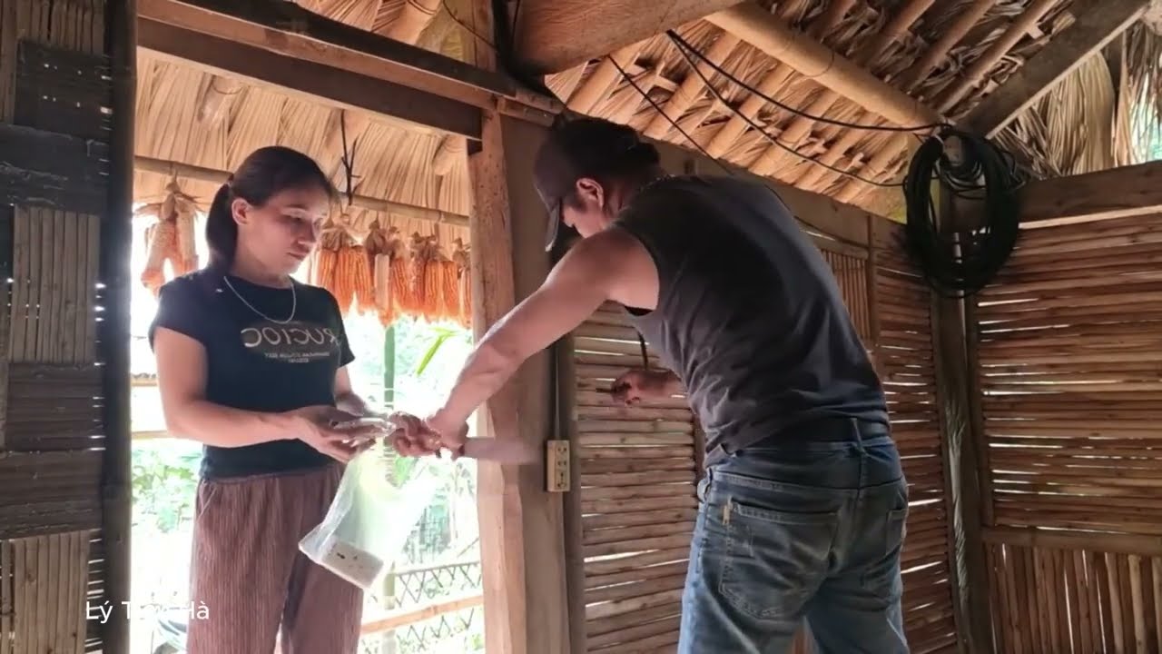 Full video : Life living with a man - Daily work on the farm