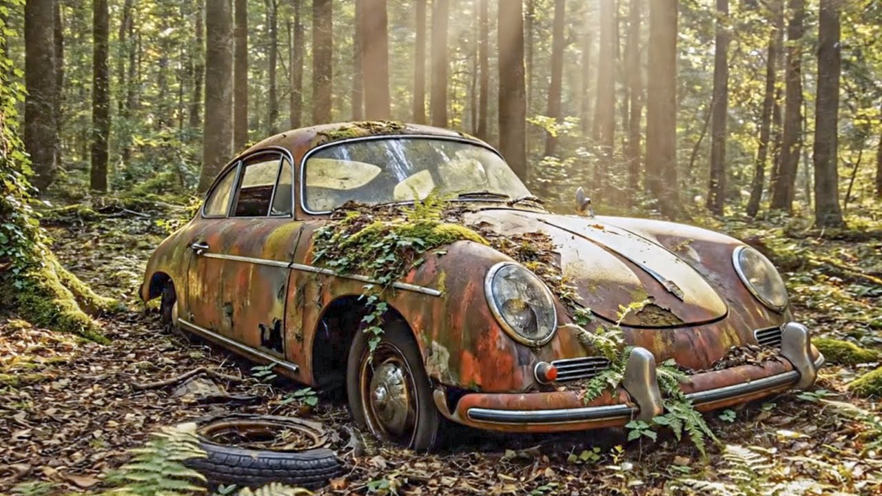 Lost 50 Years in the Forest &mdash; Porsche 356 C 1600 CC 1964 Restored to BRAND NEW!